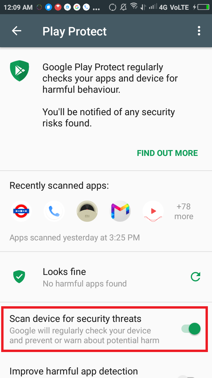 google play protect flukk
